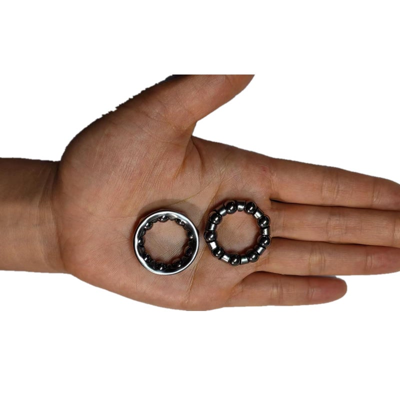 Jaceyon Bike Ball Crank Bearing Retainer 1/4" x 9 Balls 4 Pcs Bottom Bracket Bearings for Kids Schwin Bicycle, Crank Bearings Repair Accessories for Genesis Bike - Image 4